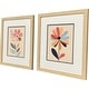 preview thumbnail 3 of 2, Paragon Comfort Flowers II Framed Art - Set of 2