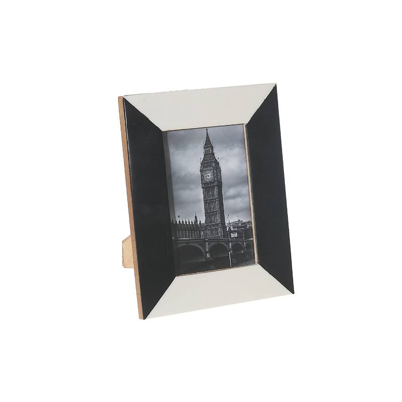 5X7 Black & White Inlay Photo Frame