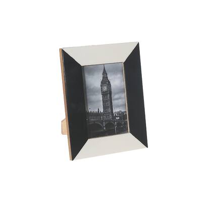 8X10 Black & White Inlay Photo Frame