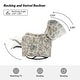 preview thumbnail 40 of 44, Gastone Transitional Floral Fabric Nursery Recliner with Curved Arms by HULALA HOME(Set of 2)