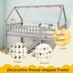 preview thumbnail 19 of 18, Costway Twin Over Twin Bunk Bed with Slide & Staircase with Storage