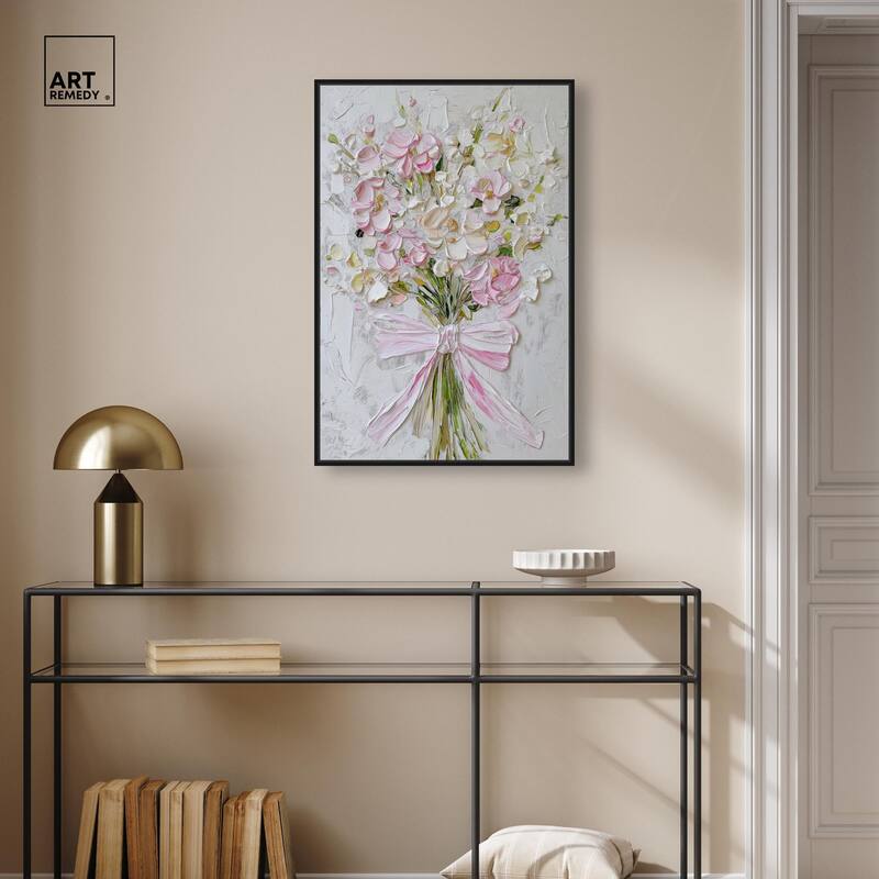 Layered Lily Canvas by Art Remedy