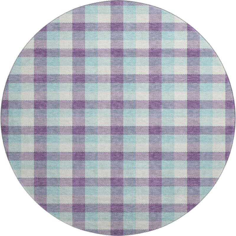 Premium Washable Super Soft Plaid Mayfield Rug