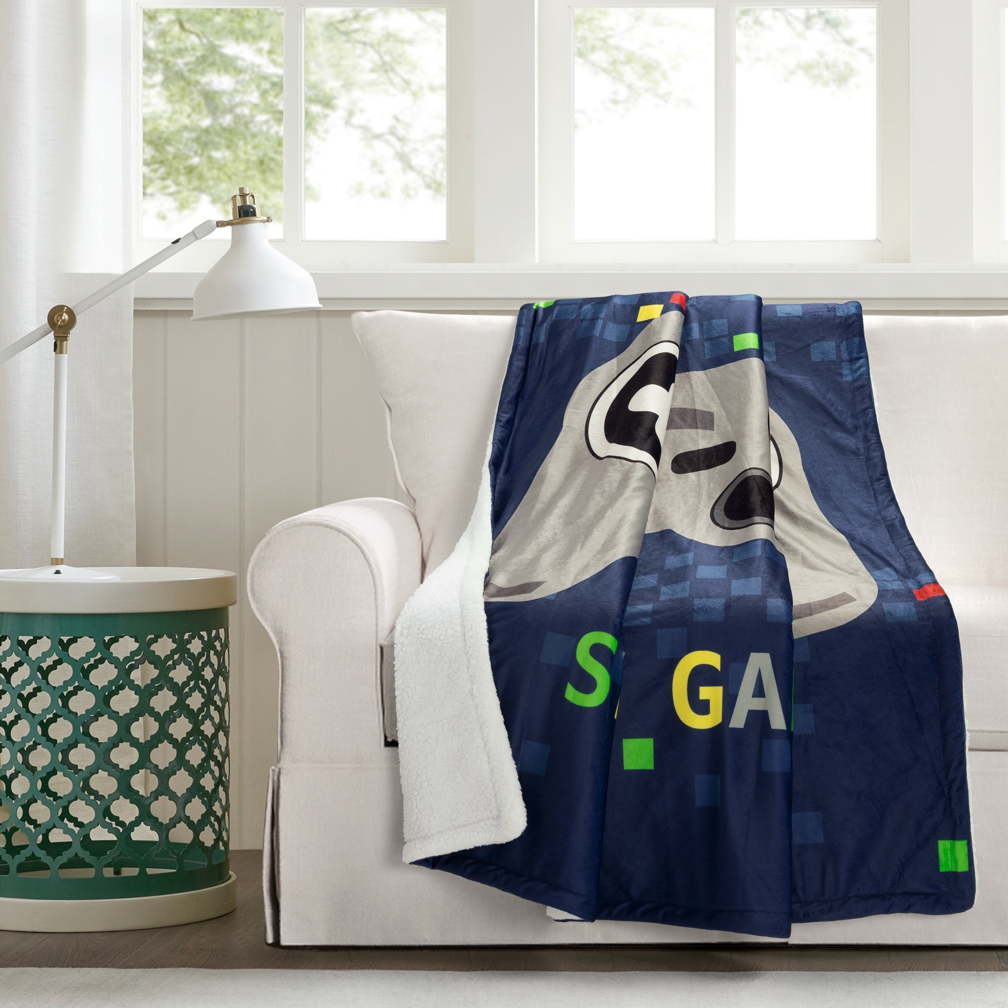 Lush Decor Video Games Sherpa Throw Single