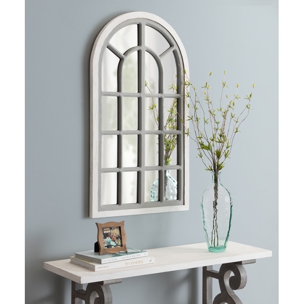 Kate and Laurel Boldmere Rustic Arch Wall Mirror. Opens flyout.
