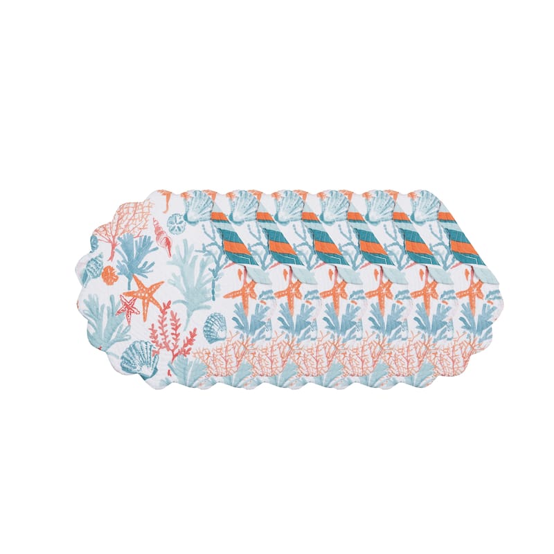 Tangerine Coast Placemat Set of 6 - Set of 6