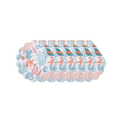 Tangerine Coast Placemat Set of 6 - 17"