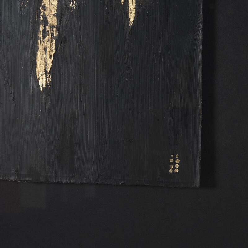 Struck by Studio M a handmade Original Framed 3D Textured Artwork under Glass