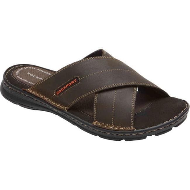 rockport men's darwyn xband slide sandal