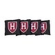 preview thumbnail 1 of 1, Harvard University Crimson Cornhole Bags Black All-Weather Resin Filled