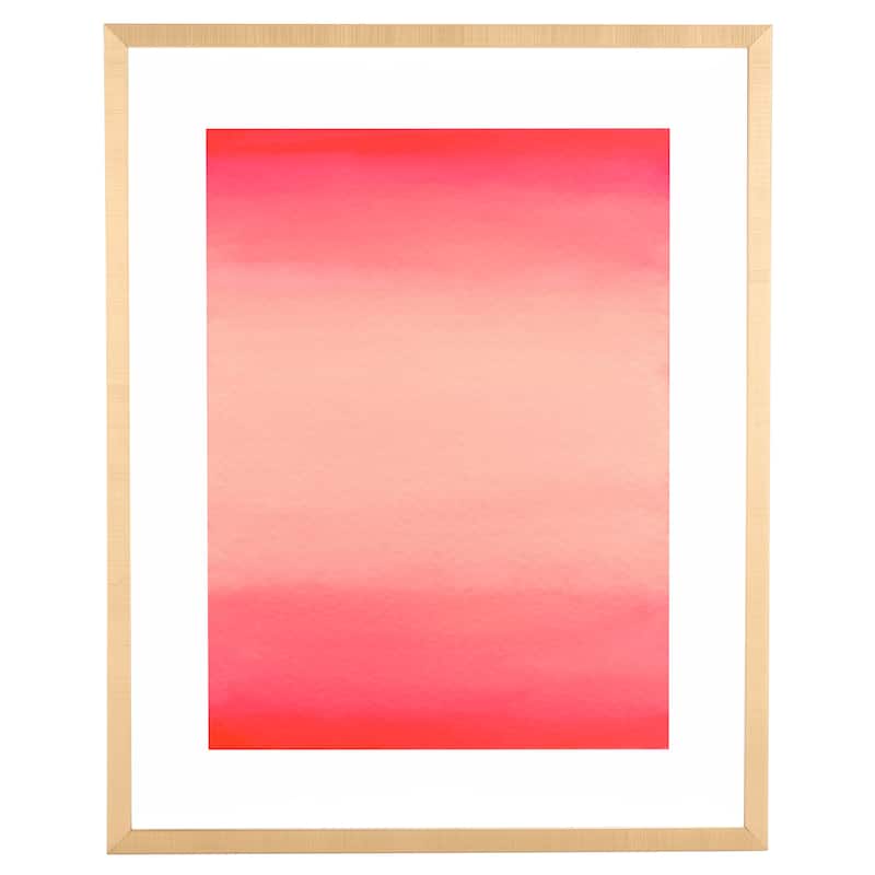 SAFAVIEH Danie Legally Pink 16 x 20-inch Framed Wall Art