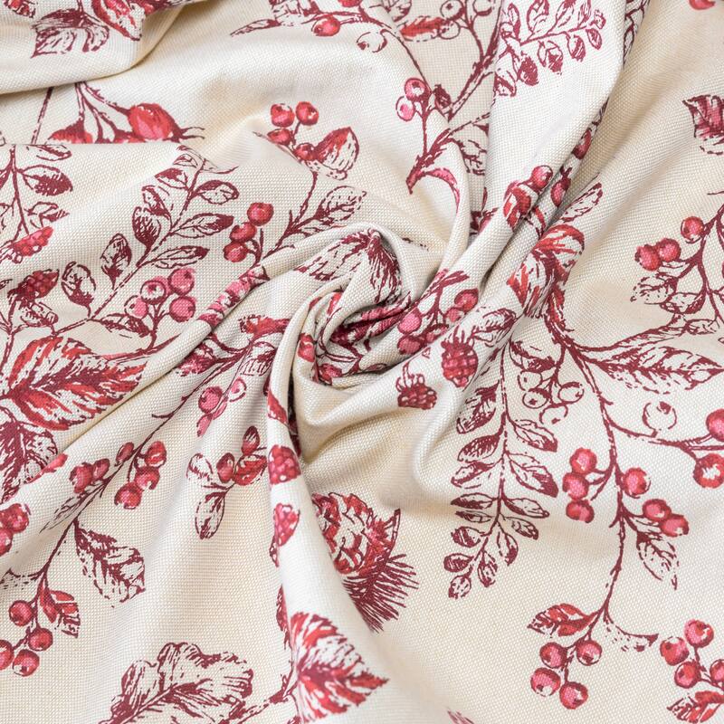 Waverly Gardens Rod Pocket with header Kitchen Curtains - Tier, Swag or ...
