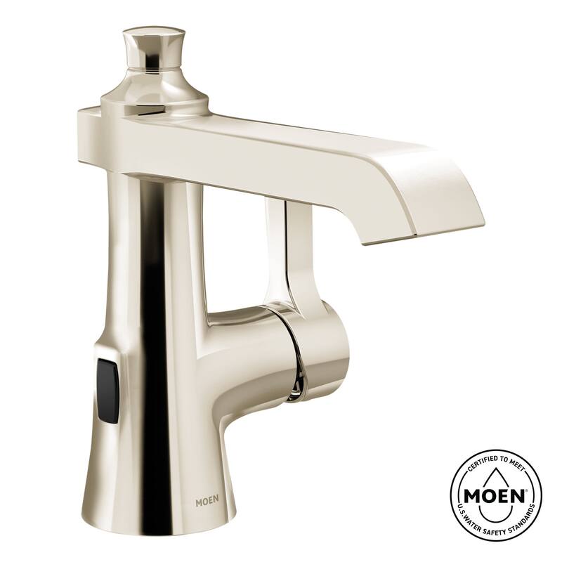 Moen S6981EW Flara 1.2 GPM Single Hole Bathroom Faucet with Pop-Up