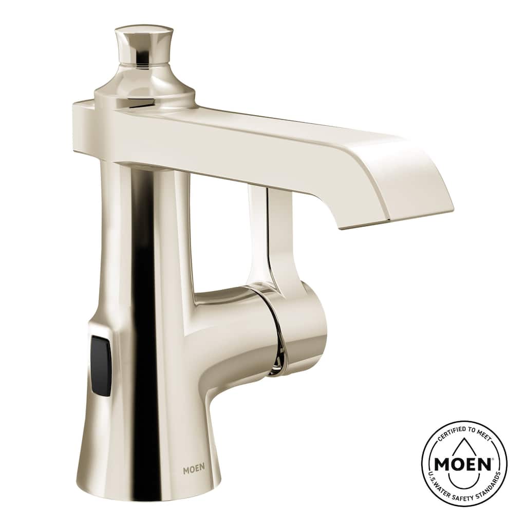 Moen S6981EW Flara 1.2 GPM Single Hole Bathroom Faucet with Pop-Up