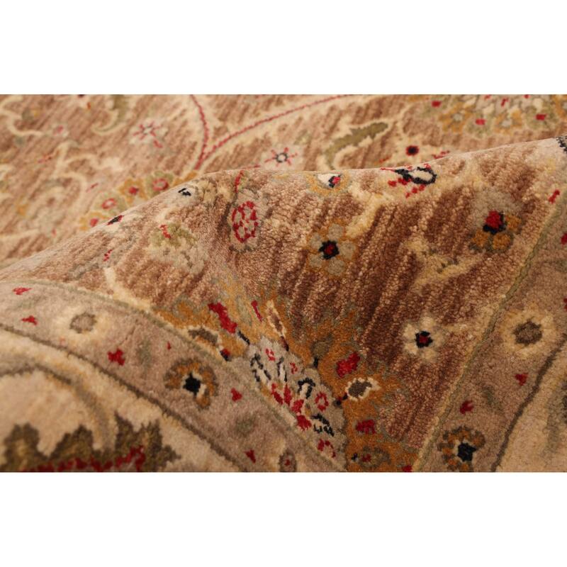 ECARPETGALLERY Hand-knotted Jamshidpour Brown Wool Rug - 5'8 x 8'1