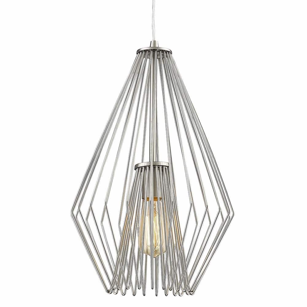 Z-Lite Quintus Single Light 12-1/4" Wide Abstract Pendant