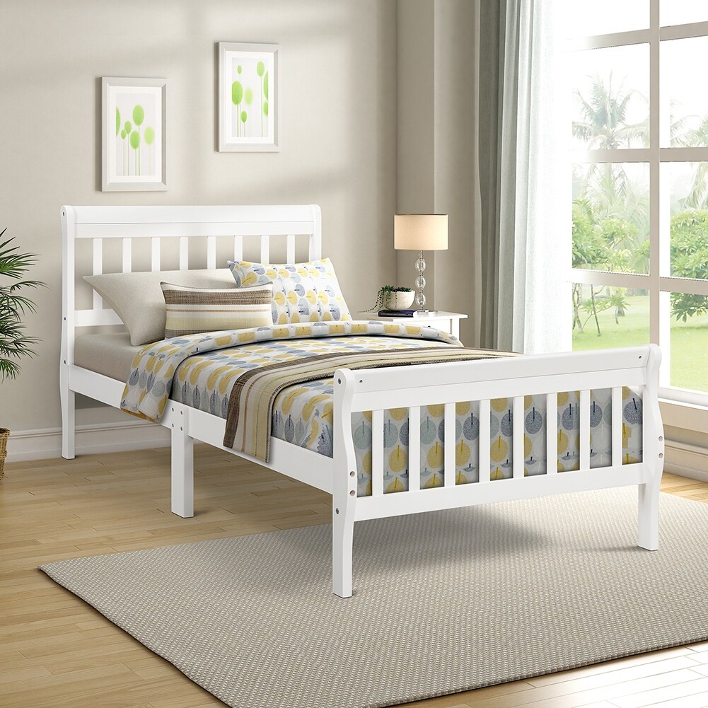 Overstock twin cheap bed frame