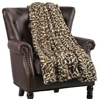 BOON Micro Flannel Nika Couch Cover Throw Blanket