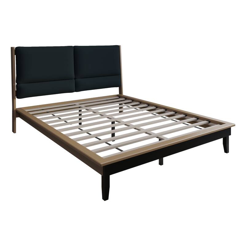 CraftPorch Mid-Century 4-pieces Wooden Bedroom Set