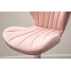 preview thumbnail 44 of 75, Roundhill Furniture Ellston Upholstered Adjustable Swivel Barstools, Set of 2