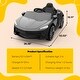 preview thumbnail 11 of 18, Licensed 12V Kids Ride-On Truck Car with Remote Control - Battery Powered Electric Vehicle Featuring 3 Speeds Black