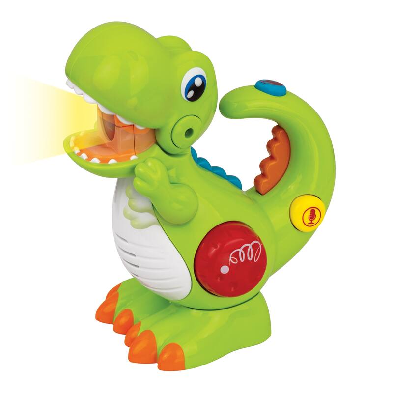 Winfun Recording and Voice Changing Dinosaur with Flashlight - N/A