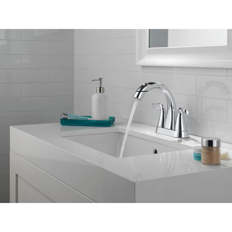 Delta 25840LF-PD Arvo 1.2 GPM Centerset Bathroom Faucet with Pull Down
