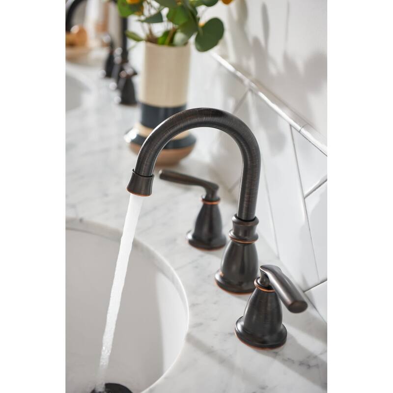 Moen 84539 Hilliard 1.2 GPM Widespread Bathroom Faucet with Pop-Up