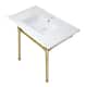 Option White / Brushed Brass