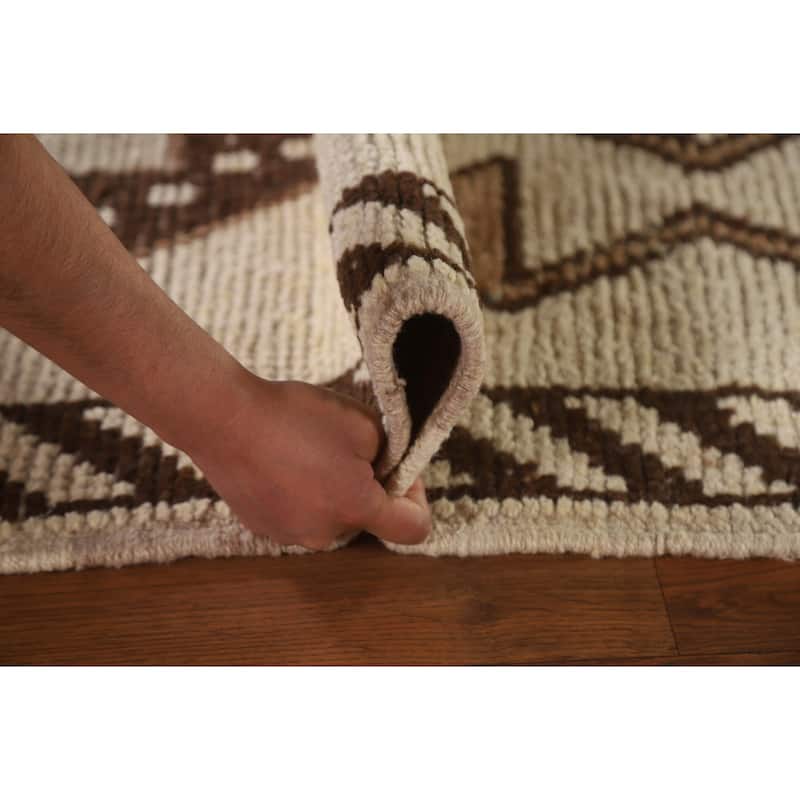 Anatolian Turkish Runner Rug Handmade Hallway Wool Carpet - 3'1"x 11'2"