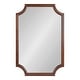 preview thumbnail 78 of 134, Kate and Laurel Hogan Scalloped Wood Framed Mirror
