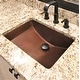 preview thumbnail 4 of 3, Sinkology Curie 21" Undermount Bathroom Sink in Copper