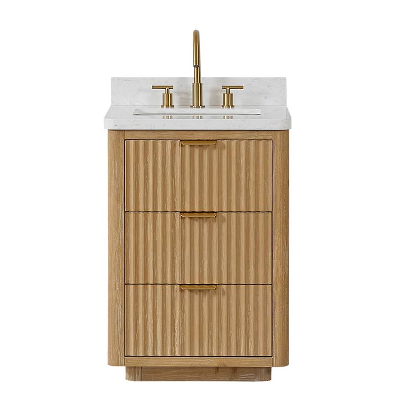 Cadiz Bath Vanity with Composite Stone Top without Mirror