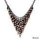 preview thumbnail 11 of 28, Alexa Starr Colored Lucite Bib Necklace