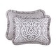 preview thumbnail 3 of 2, J. Queen New York Luxembourg 4-piece Silver Damask Comforter Set