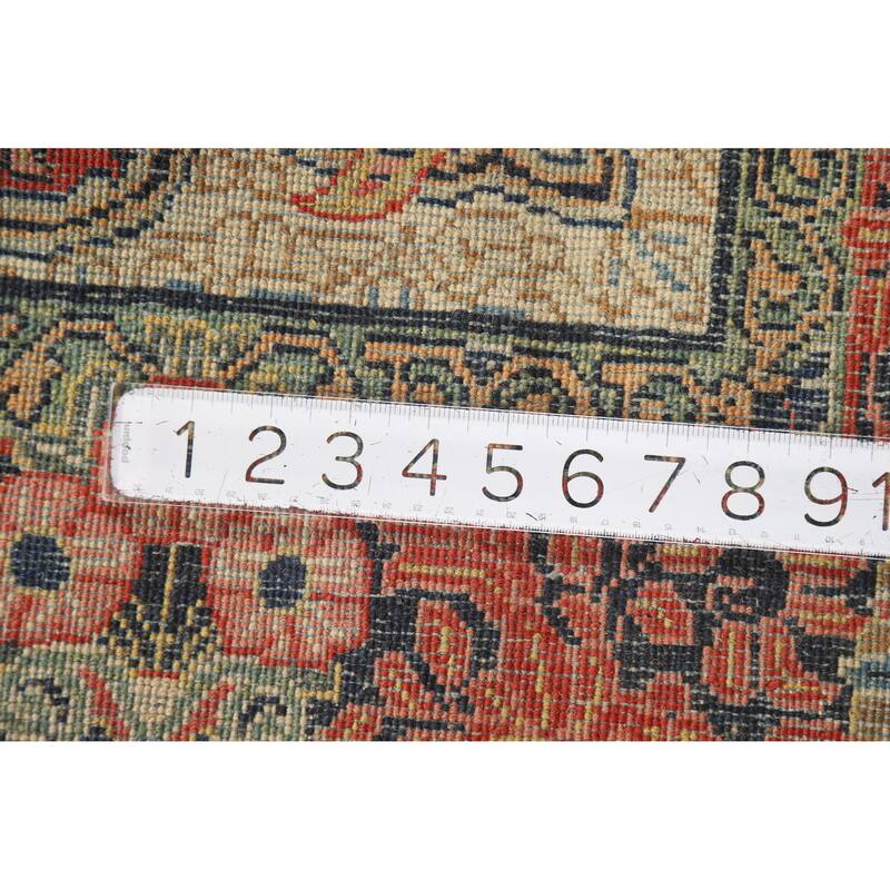 Sarouk Persian Rug Handmade Wool Carpet - 4'2" x 6'6"