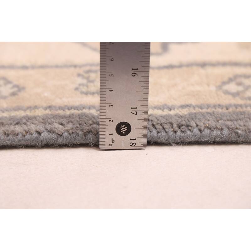 ECARPETGALLERY Hand-knotted Royal Oushak Dark Grey Wool Rug - 9'2 x 11'10