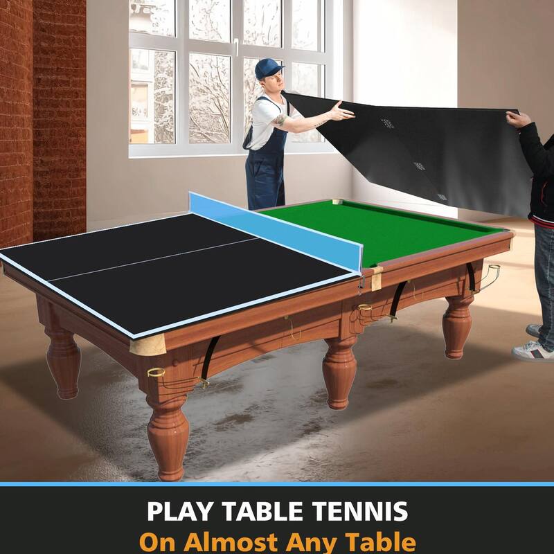 Foldable Ping Pong Conversion Top with Net & Post Included