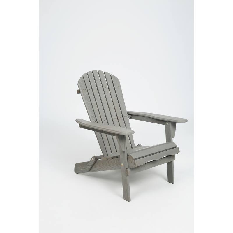Wood Lounge Patio Chair for Garden Set of 2