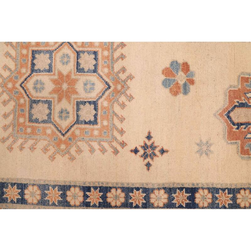 ECARPETGALLERY Hand-knotted Finest Ghazni Ivory Wool Rug - 8'3 x 11'3