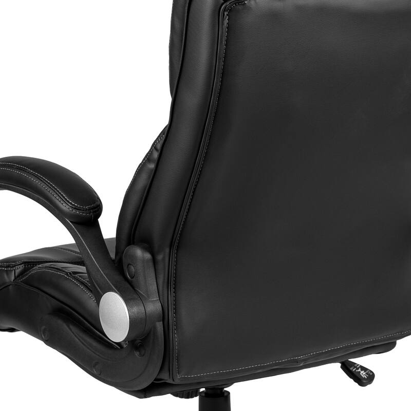 High Back LeatherSoft Executive Swivel Chair with Double Layered Headrest