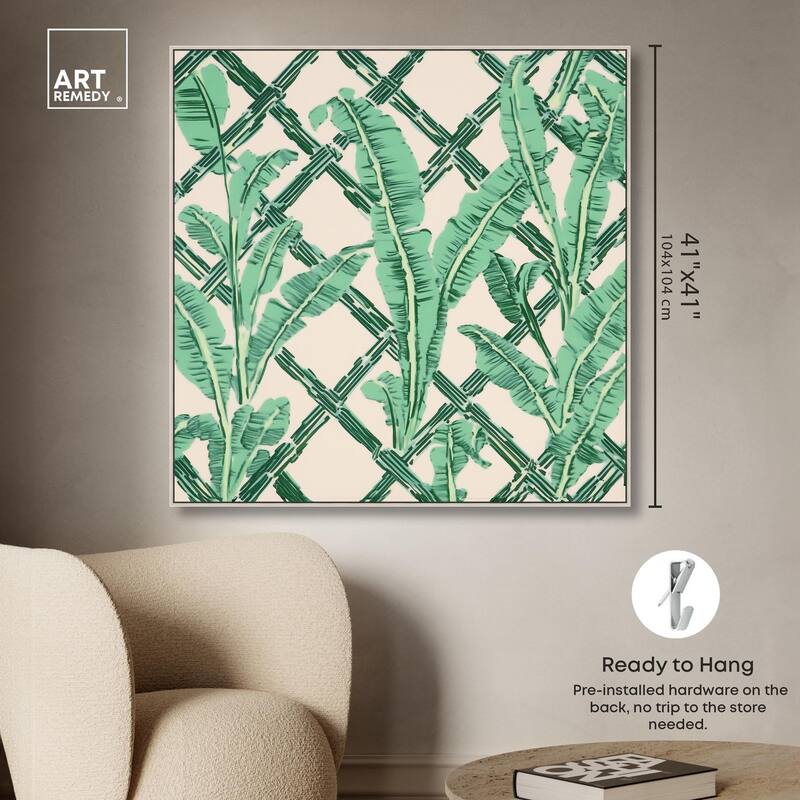 Vibrant Squiggles Canvas by Art Remedy