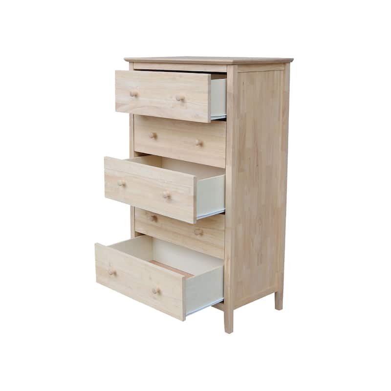 International Concepts Solid Wood Bedroom Dresser