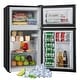preview thumbnail 10 of 8, Costway 3.2 Cu.Ft Mini Refrigerator with Freezer Compact Fridge with - See Details