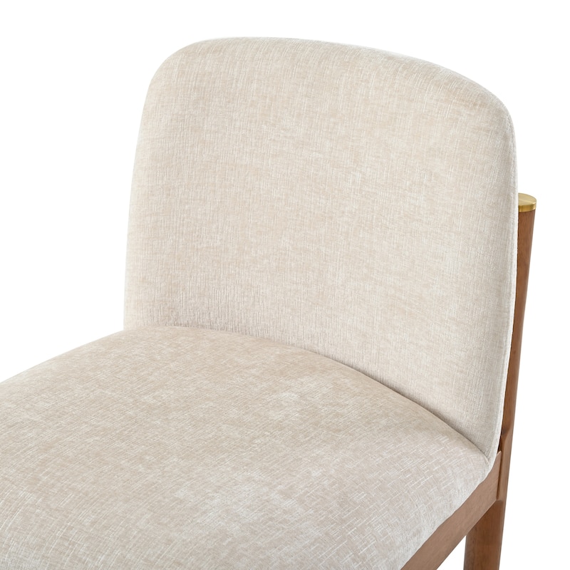 Christopher Knight Home - Modern Rubberwood Dining Chairs with Woven Rope Backrest