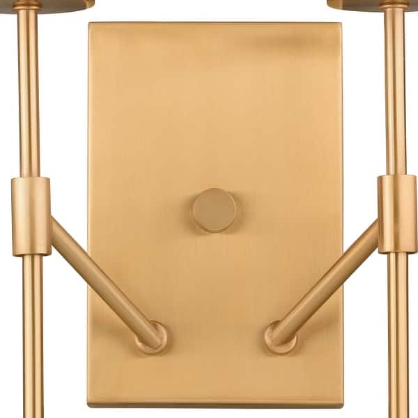 Shop Kedzie 2 Light Gold Mid Century Modern Candle Wall Sconce