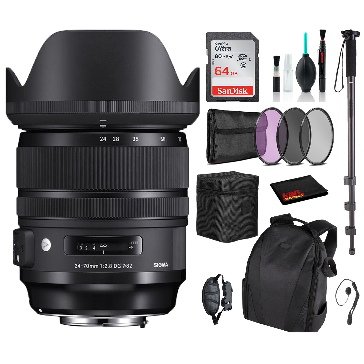 Sigma 24 70mm F 2 8 Dg Os Hsm Art Lens For Nikon F With Advance Overstock