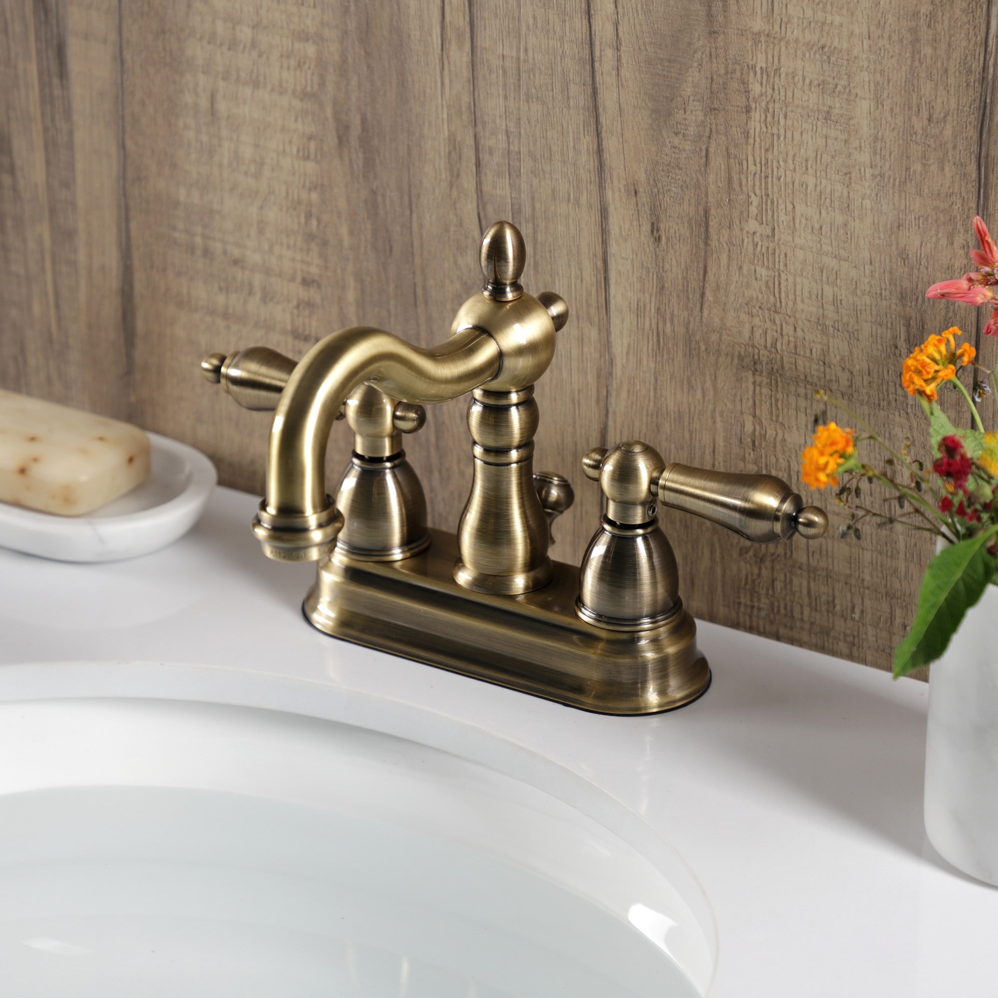 Heritage 4 in. Centerset Bathroom Faucet - On Sale - Bed Bath