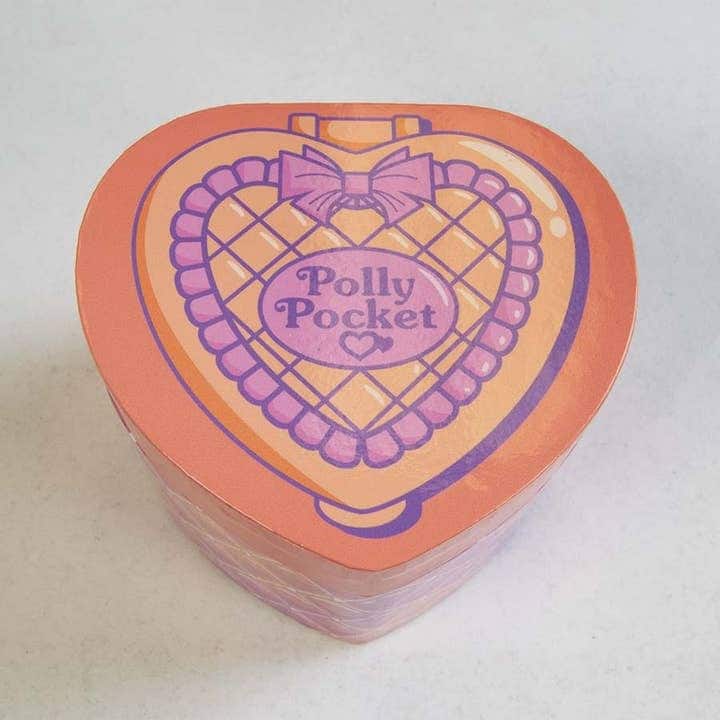 Polly Pocket Heart Musical Jewelry Box by Mele and Co - N/A