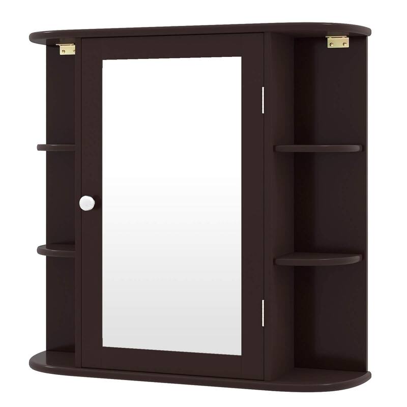 Costway Multipurpose Wall Surface Bathroom Storage Medicine Cabinet